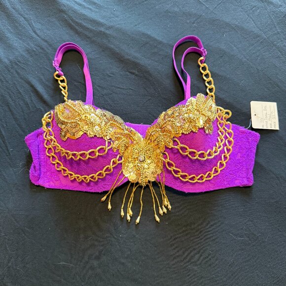 Handmade Festival Bra 36C/M - Picture 1 of 3